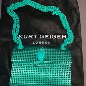 Kurt Geiger,Beautiful crossbody bag rhinestones all around, see pictures :)